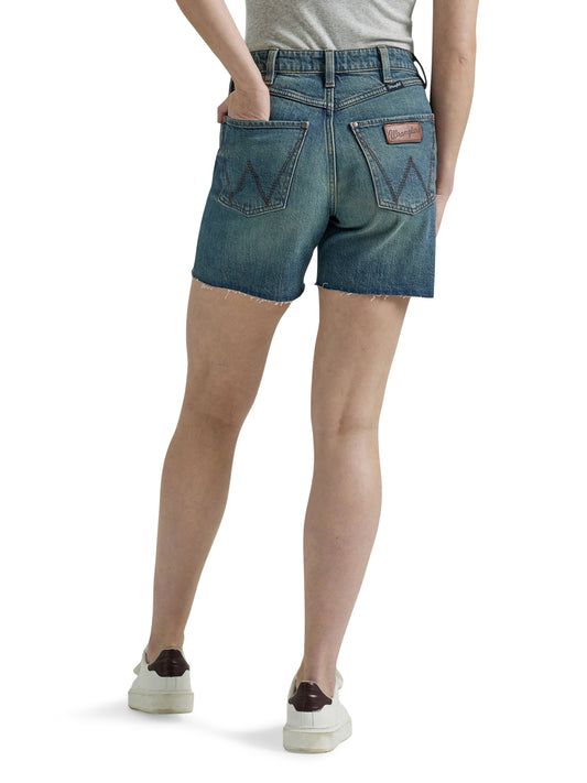 Wrangler Retro Women's Bailey 5" Medium Blue Denim Short