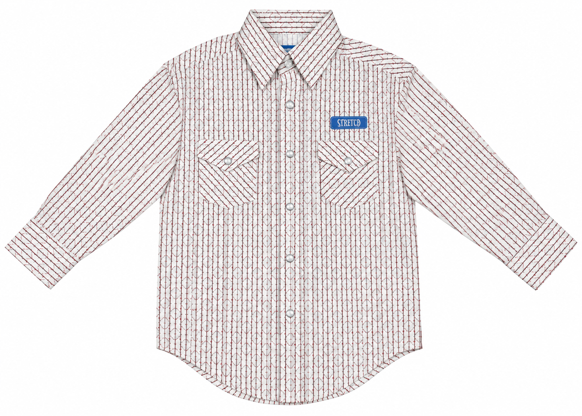 Panhandle Slim Boy's Long Sleeve Button Down Shirt - Tan