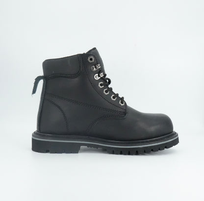 Cactus Men's Steel Toe Work Boot - Black