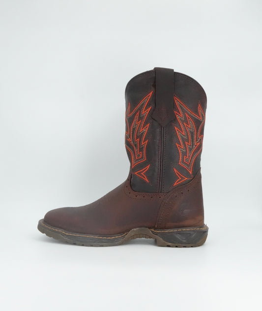 Cebu Men's Tonka Square Toe Work Boot - Brown