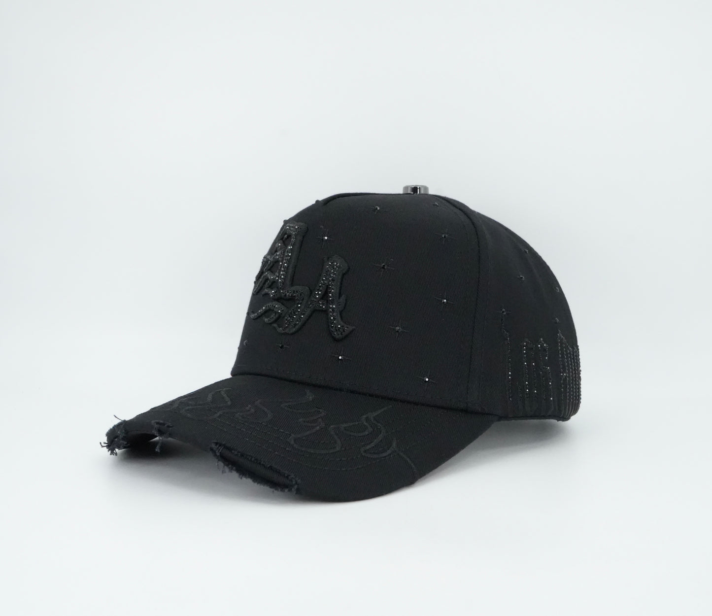 Klan Hats Los Angeles Distressed Flame Cap