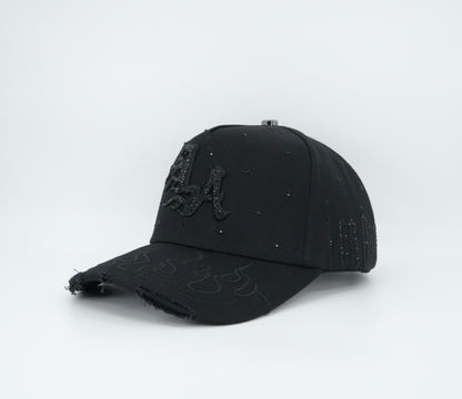Klan Hats Los Angeles Distressed Flame Cap