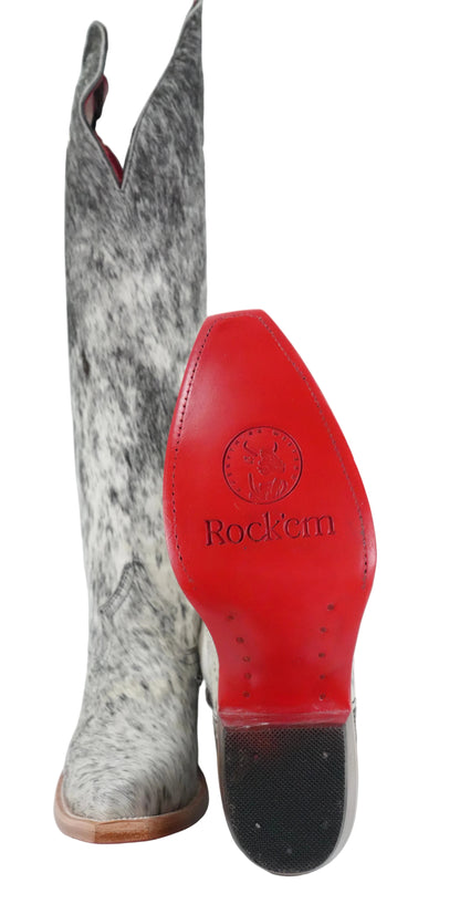 Rock'em Women's Tall Wide Calf Full Cow Hair Size 9.5 *AS SEEN ON IMAGE*