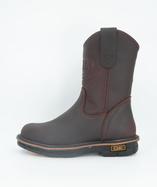 Cebu Men's Max Round Toe Work Boot - Shedron