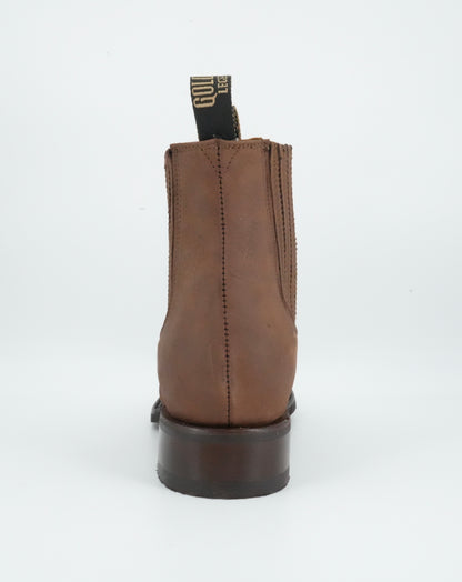 Goldrush Men’s Crazy Brown Leather Short Boot