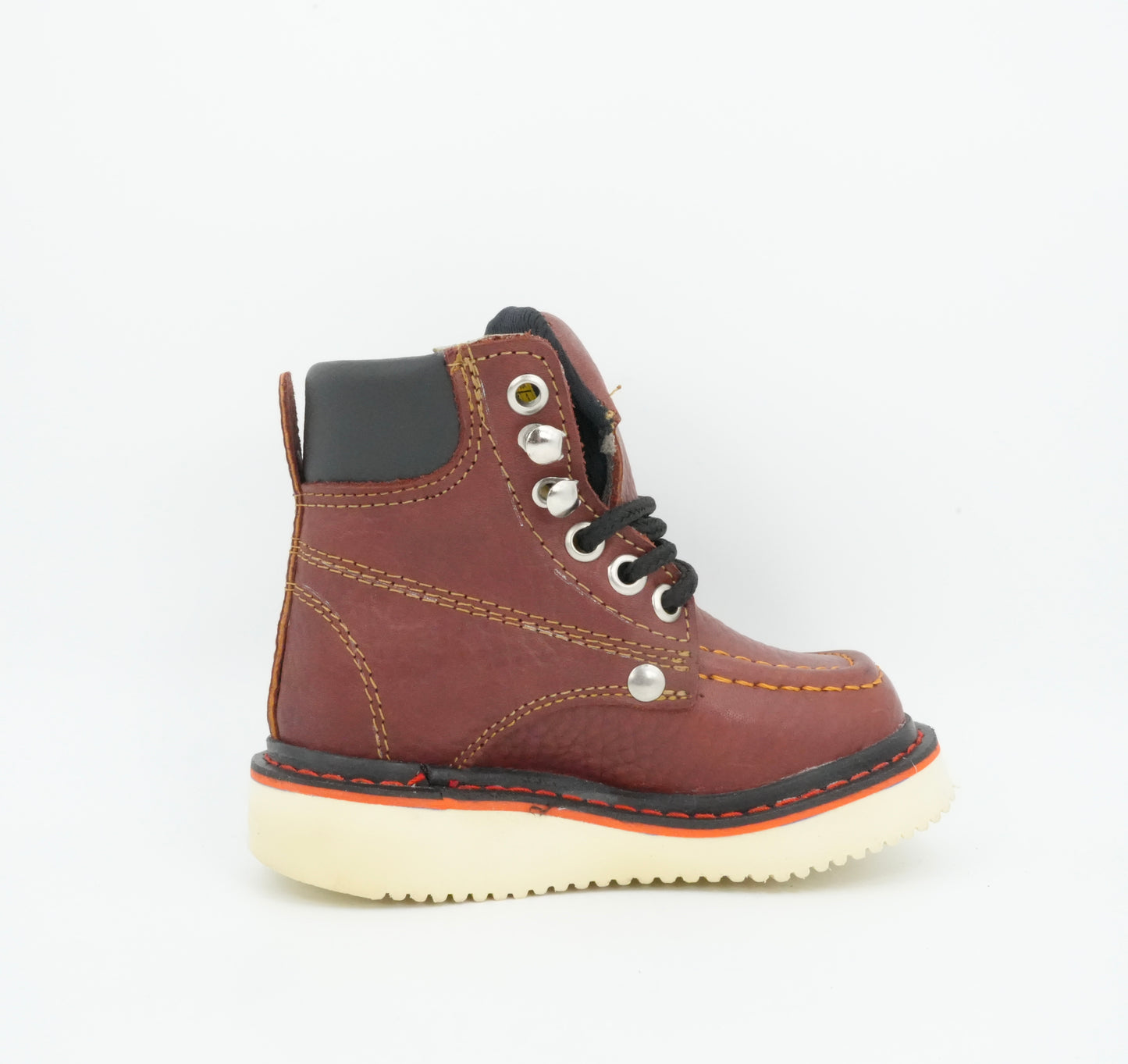 Hooch Kid's Work Boot Shedron Moc Toe Boot