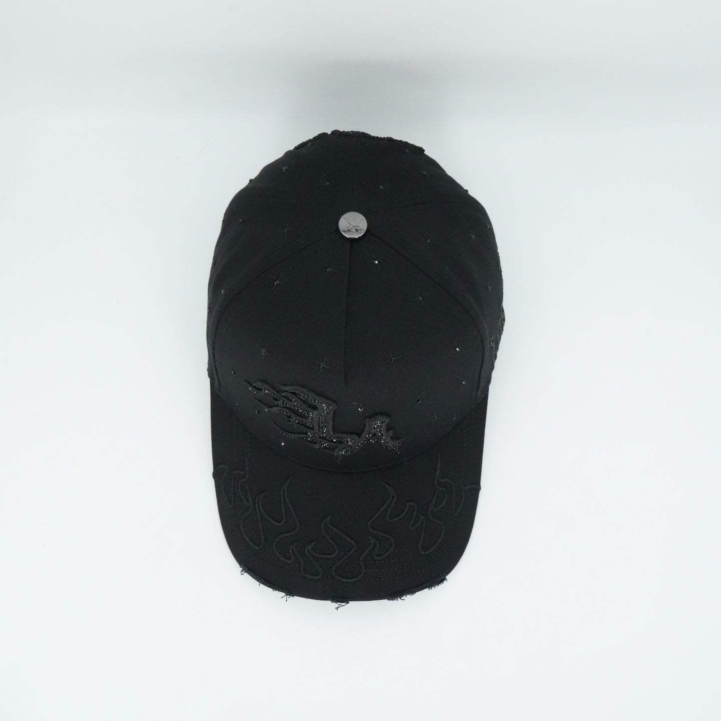 Klan Hats Los Angeles Distressed Flame Cap