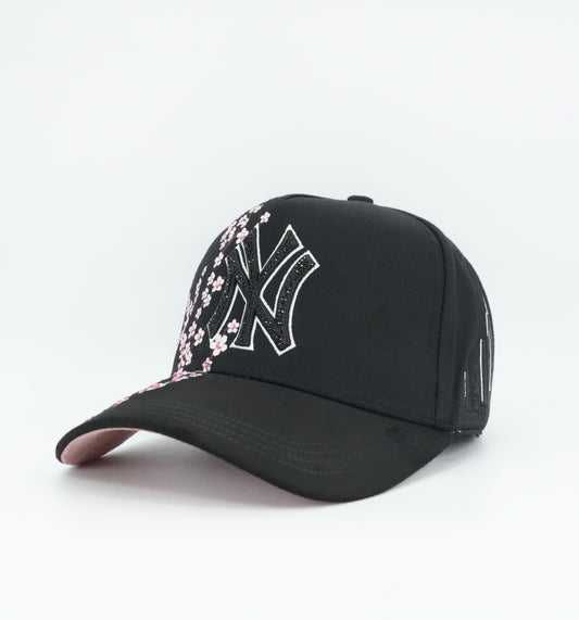 Kevin Hats NY Cherry Blossom Bling Cap