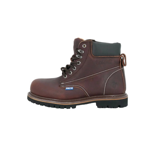 Cactus Men's Steel Toe Work Boot - Dark Brown