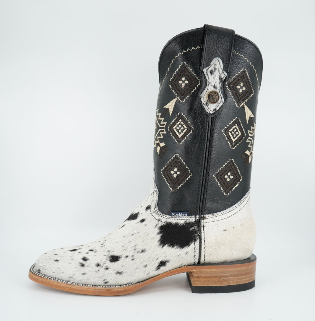 Men's Cowhide Cutter Toe Western Boot