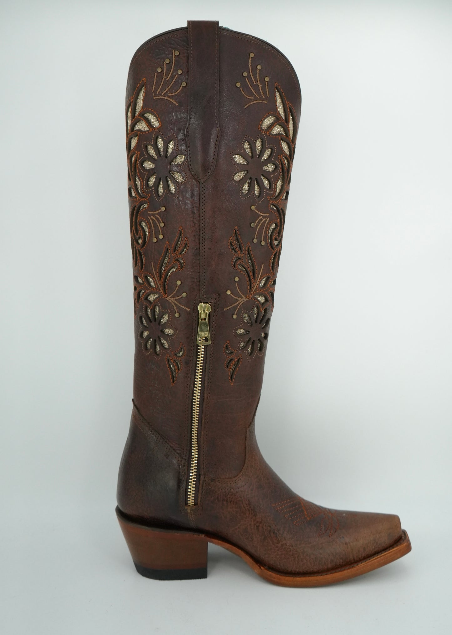 Quincy Brown Tall Leather Boot