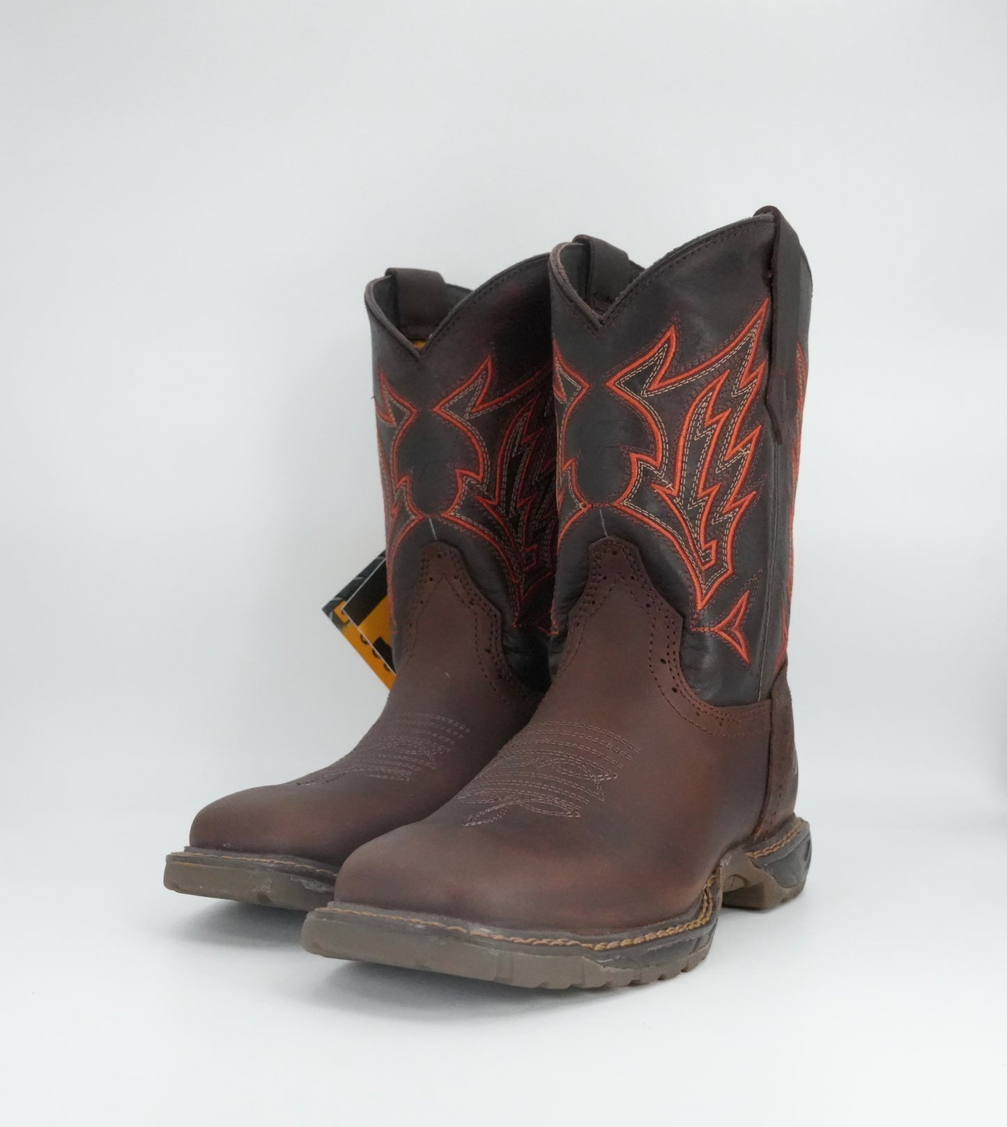 Cebu Men's Tonka Square Toe Work Boot - Brown