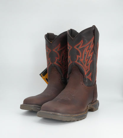 Cebu Men's Tonka Square Toe Work Boot - Brown