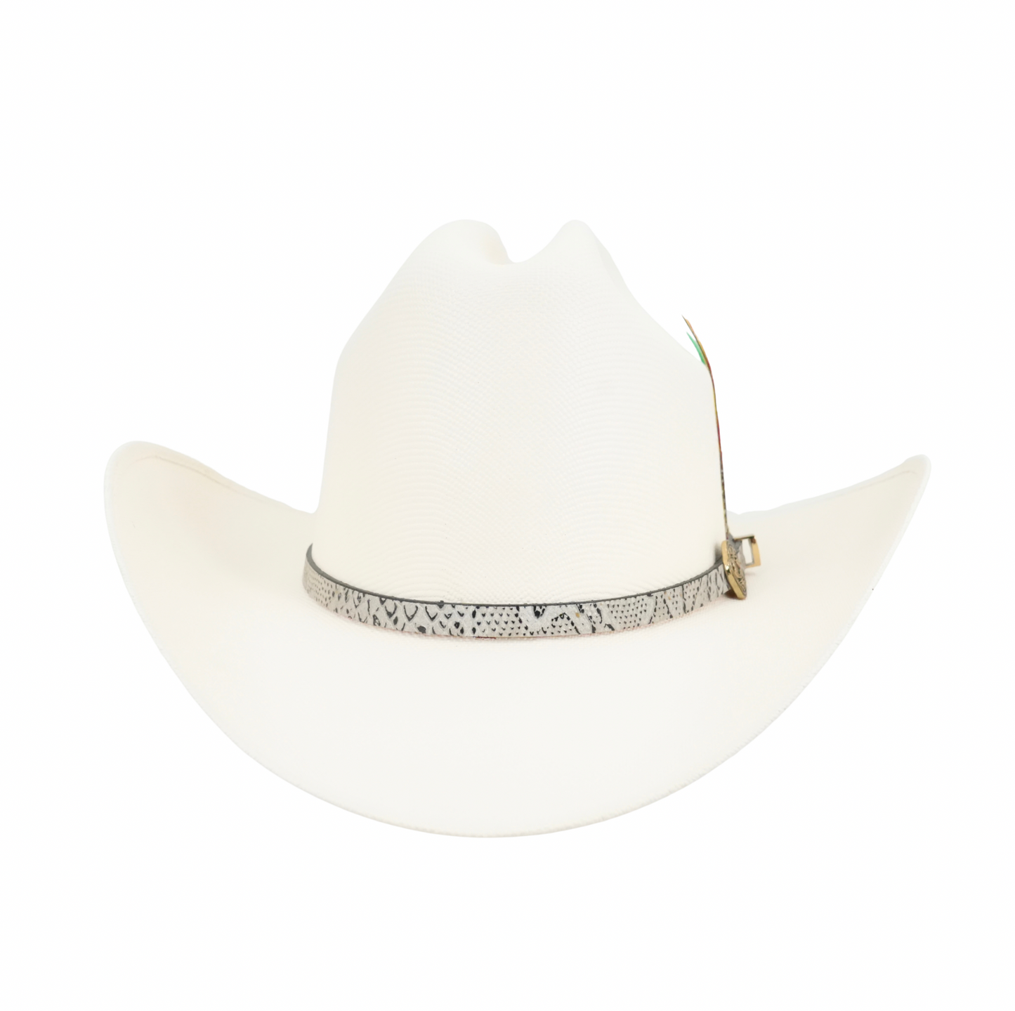 Tombstone 1,000X Laredo Straw Hat - Python Print Hat Band