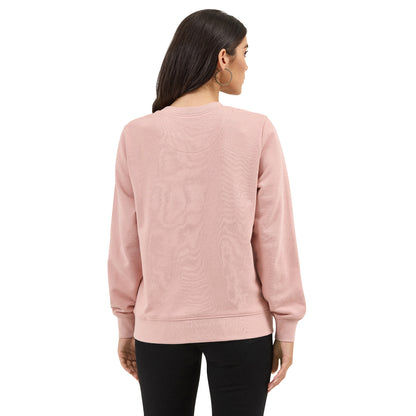 Wrangler Women's Misty Rose Rodeo Graphic Crew Sweatshirt
