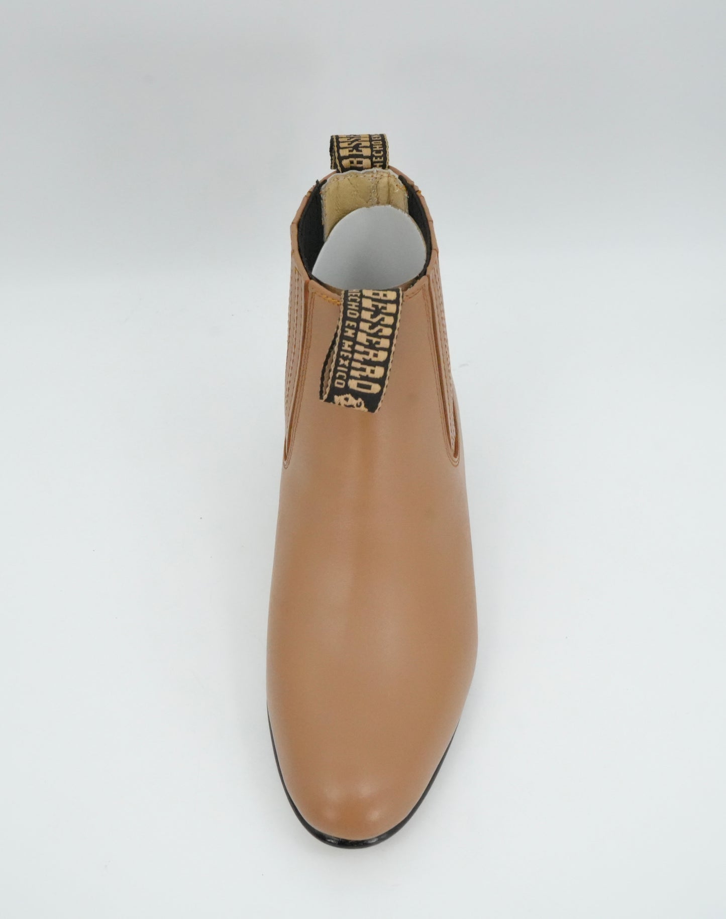 Besserro Kid's Leather Charro Short Boot - Sand