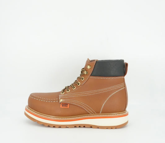 Original Michel Men's Moc Short Soft Toe Work Boot - Honey