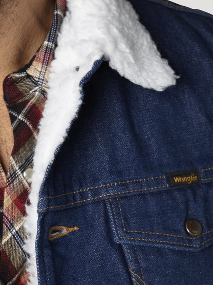 Chaleco vaquero con forro de sherpa de Wrangler