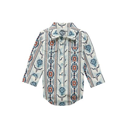 Body vaquero de manga larga unisex occidental para bebé