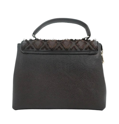 Cuadra Women's Brown Genuine Cowhide Leather Handbag - Chocolate