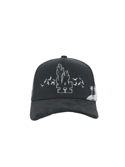 Klan Hat X Bigg Boss LA City with Flames Cap