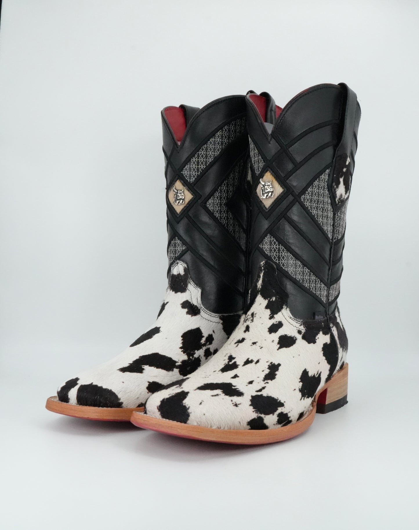 Rock'em Men's Cow Hair Red Bottom Boots Size 7.5 *AS SEEN ON IMAGE*