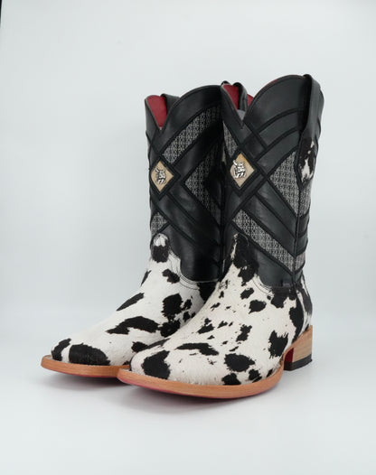 Rock'em Men's Cow Hair Red Bottom Boots Size 7.5 *AS SEEN ON IMAGE*