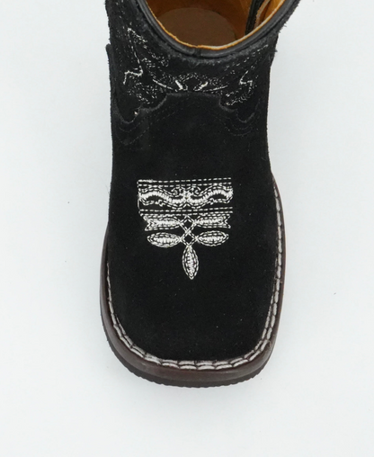 Chaparral Infant/Toddler Suede Fringe Black Boot