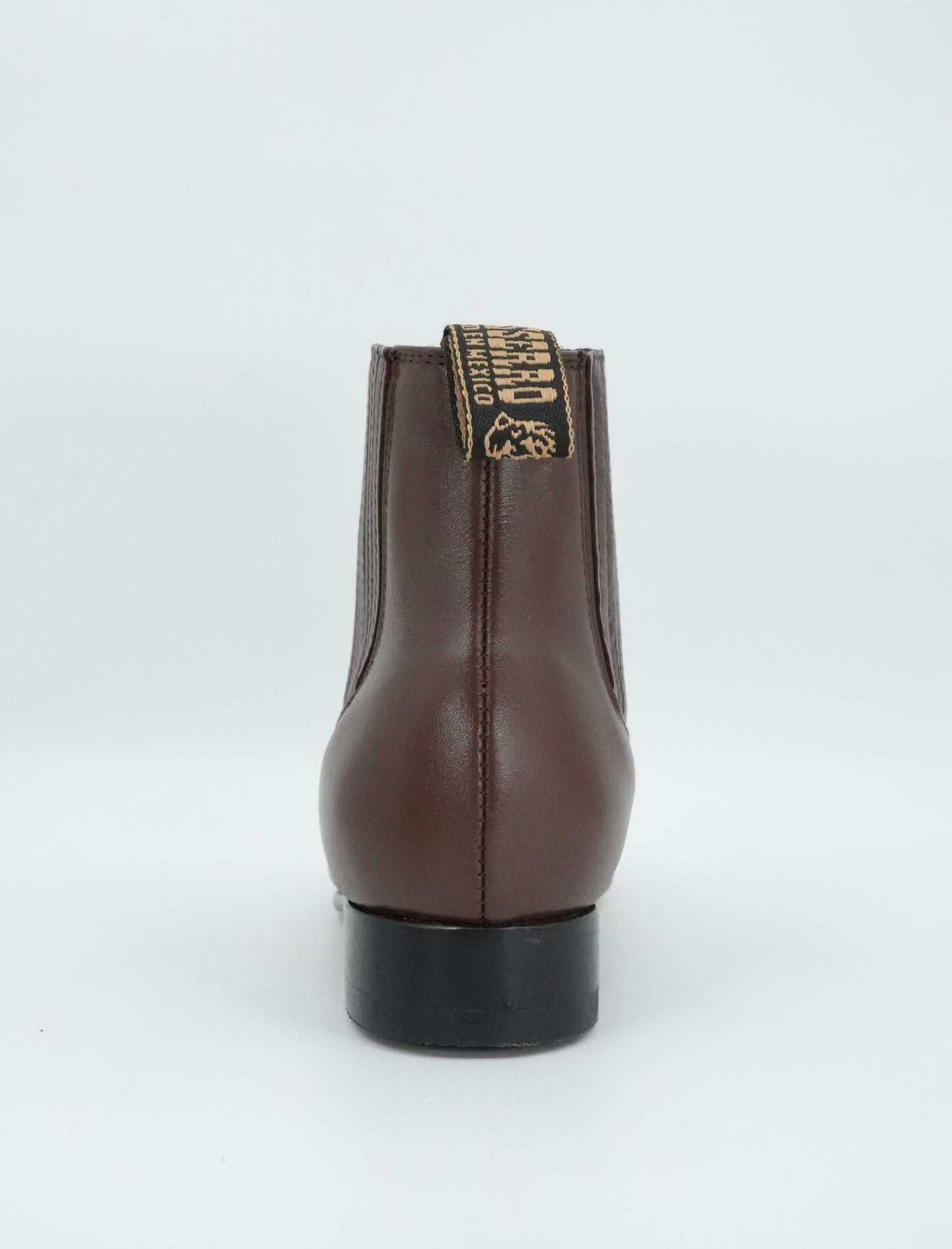 Besserro Kid's Leather Charro Short Boot - Brown