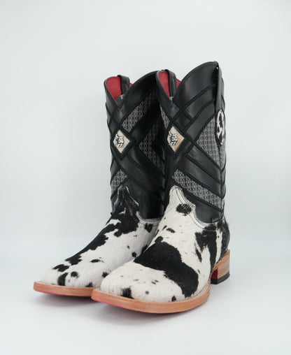 Rock'em Men's Cow Hair Red Bottom Boots Size 7 *AS SEEN ON IMAGE*