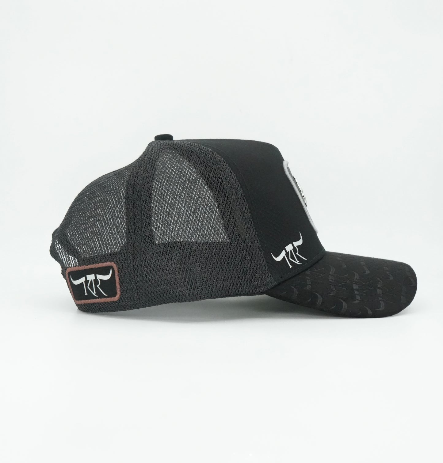 The King Ranch Rooster Patch Cap - Black