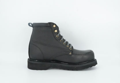 Original Michel Men's Moc Short Soft Toe Work Boot - Black