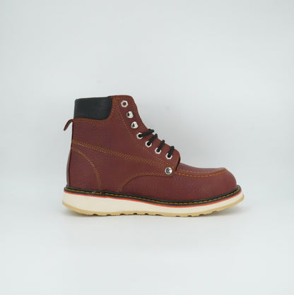 Hooch Men's 6" Steel Toe Work Boot - Shedron
