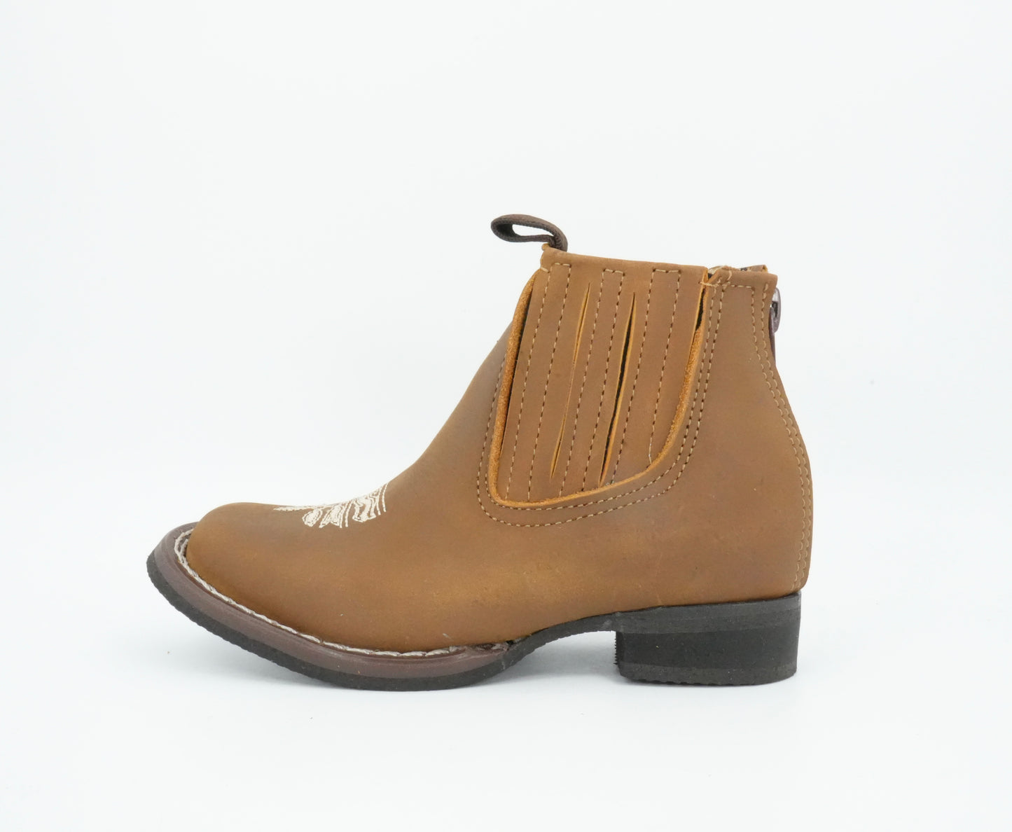 Quincy Kid's Crazy Brown Short Boot