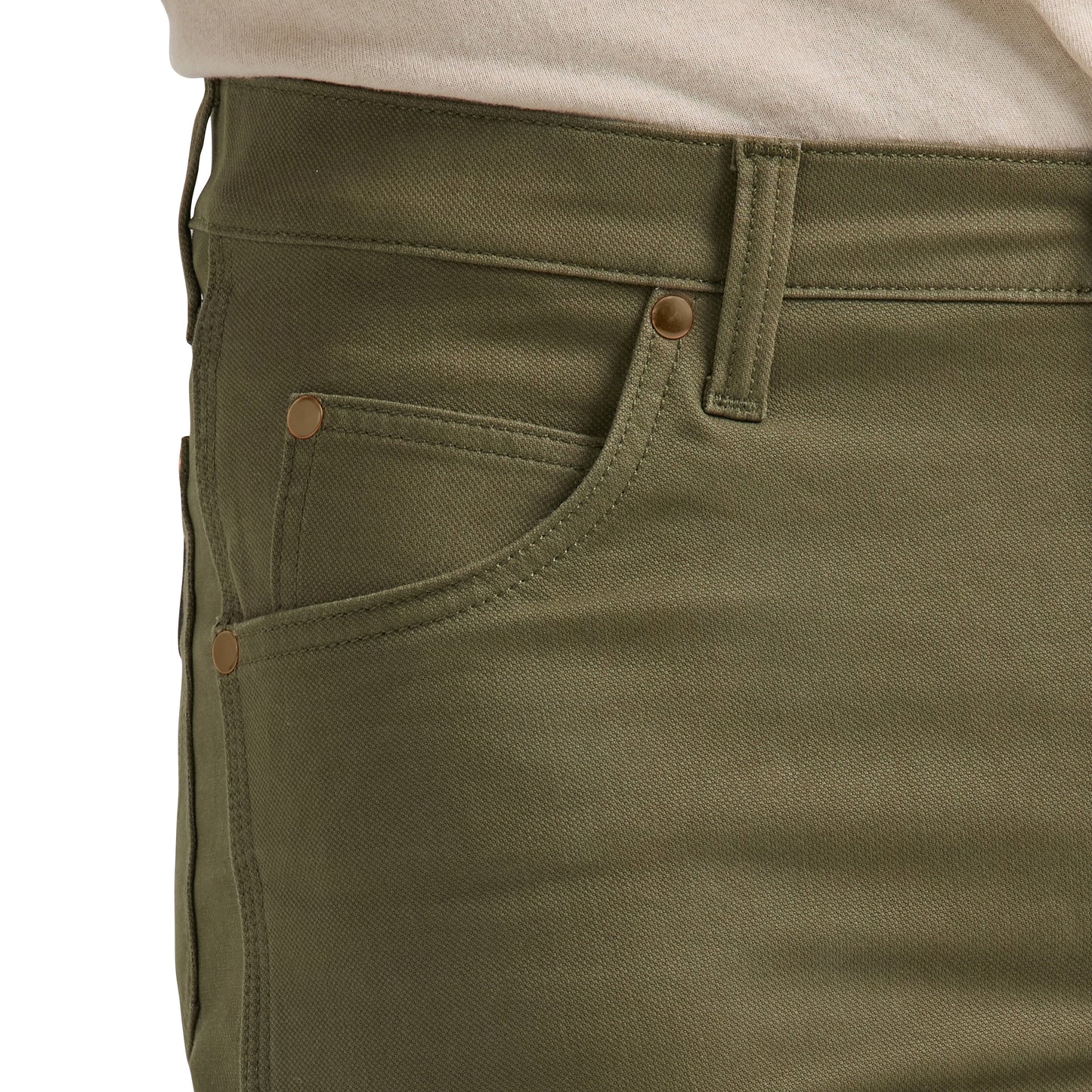 Vaqueros de corte slim con corte estilo vaquero y piedra áspera de Wrangler