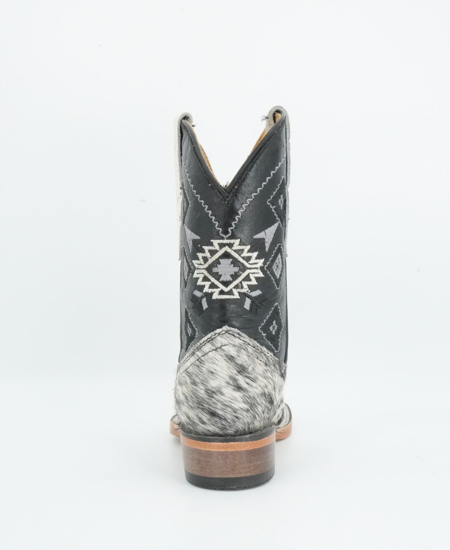 Rock'em Kid's Cow Hair White/Black Boots Size: 10 US / 17 MEX  *AS SEEN ON IMAGE*