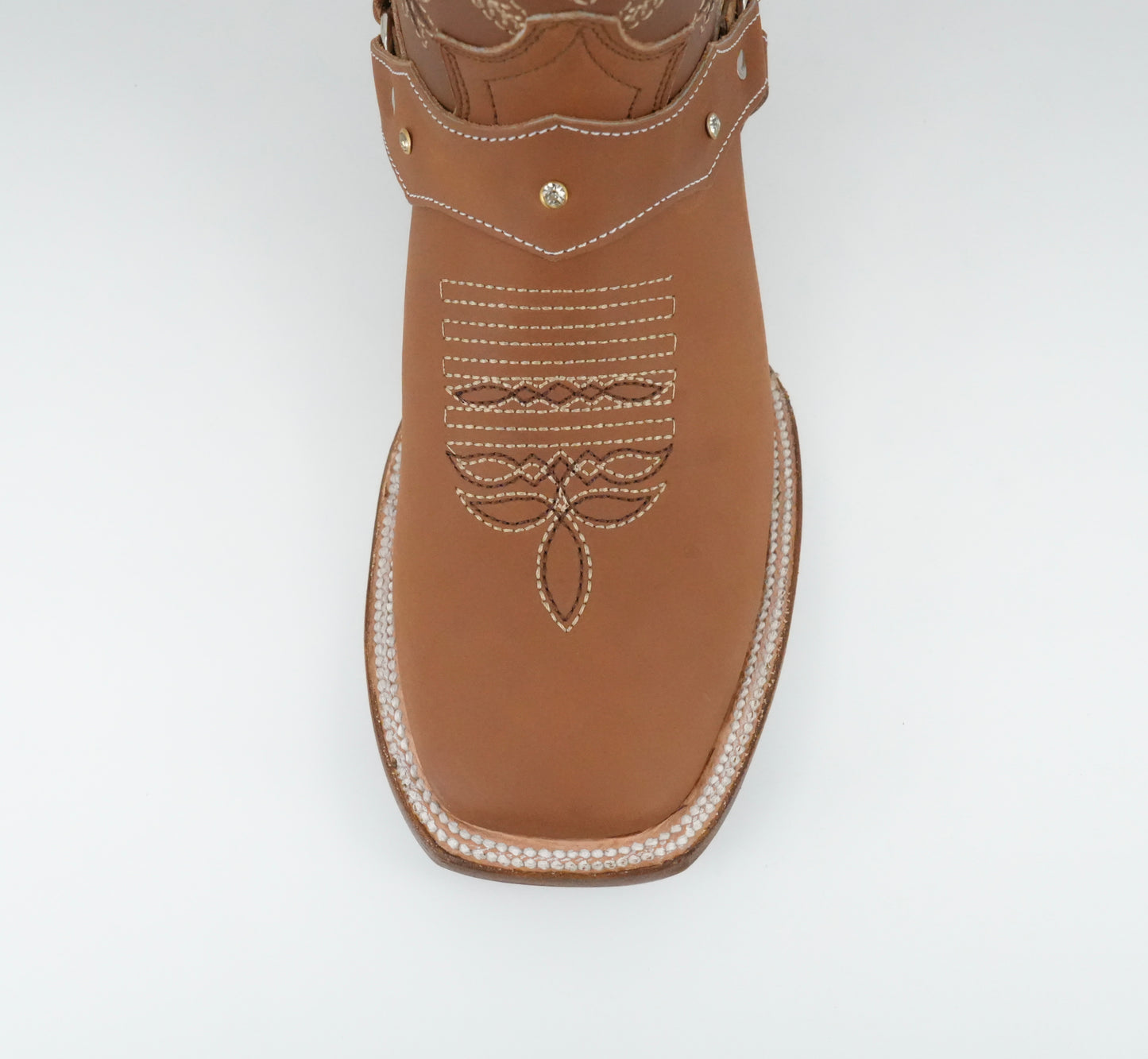 La Sierra Women's Strapped Square Toe Boot - Brown