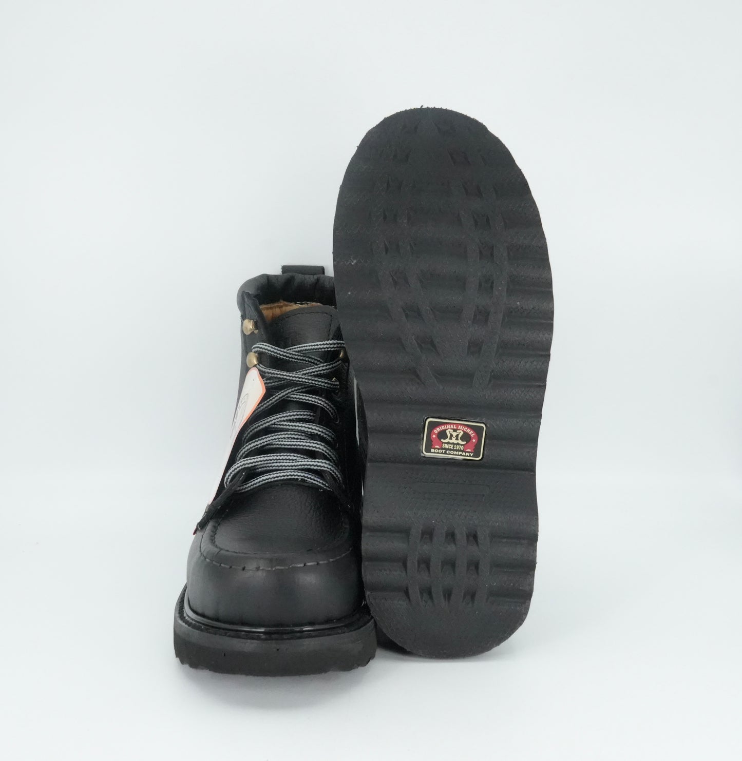 Original Michel Men's Moc Short Soft Toe Work Boot - Black