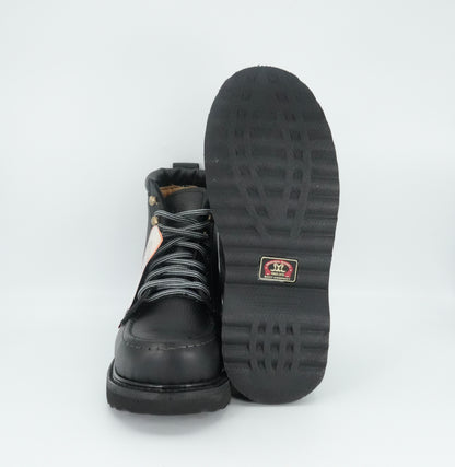 Original Michel Men's Moc Short Soft Toe Work Boot - Black