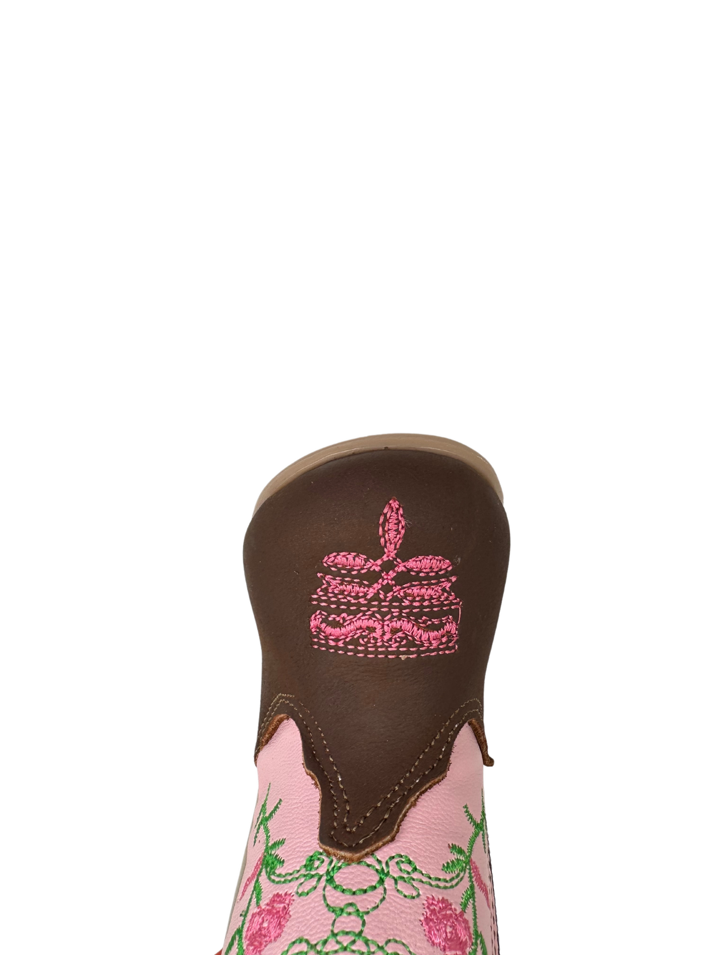 Hooch Toddler Girl's Brown & Pink Floral Boot