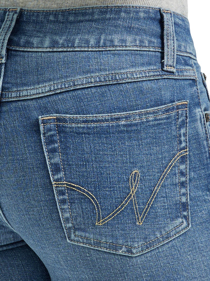 Wrangler Women's Essential Light Blue Mid-Rise Bootcut Jean