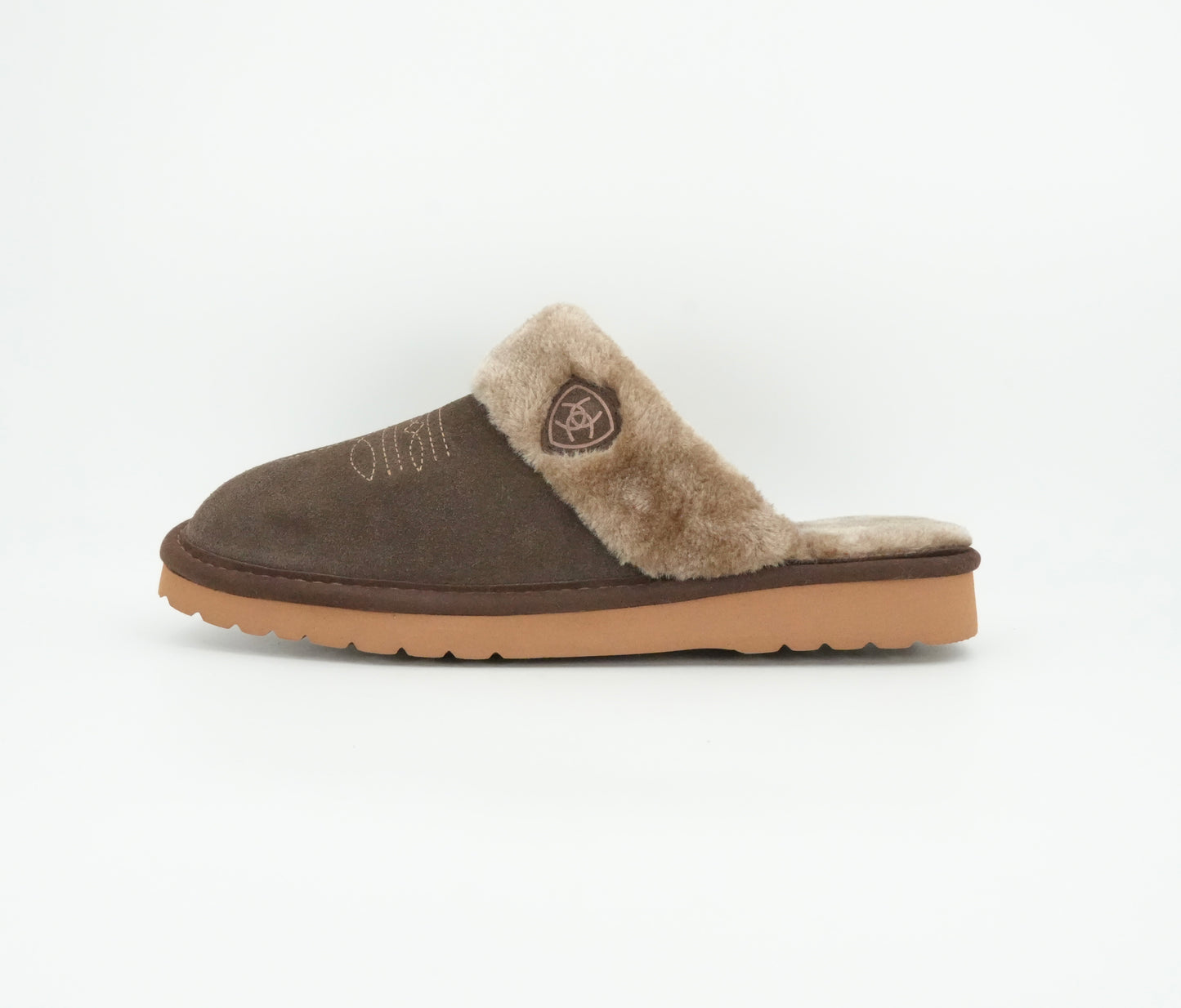 Women's Ariat Jackie Square Toe Slipper - Chocolate