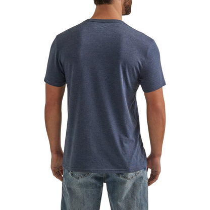 Wrangler Men's Kabel Logo Navy T-Shirt