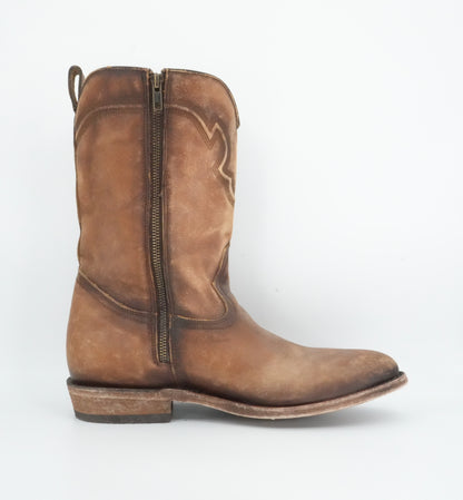 Corral Men's Embroidery Zipper Round Toe Honey Boots