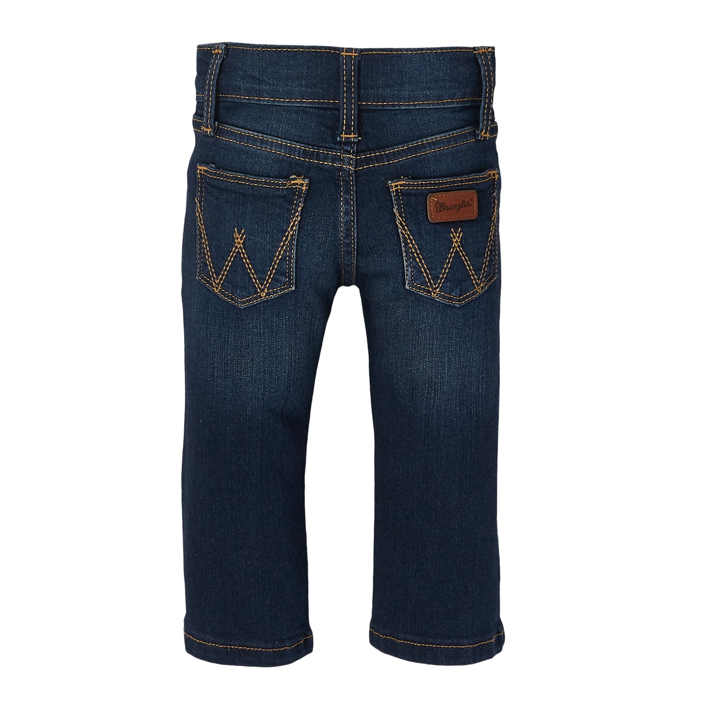 Infant & Toddler's Wrangler Stitched Pocket Dark Blue Jean (0/3M-4T)