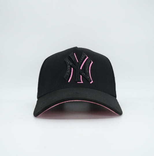Kevin Hats NY Bling Pink/Purple Cap