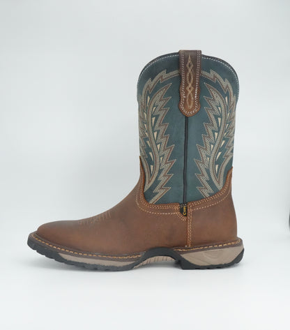 Cebu Men's Tundra Square Toe Work Boot - Roble Tan