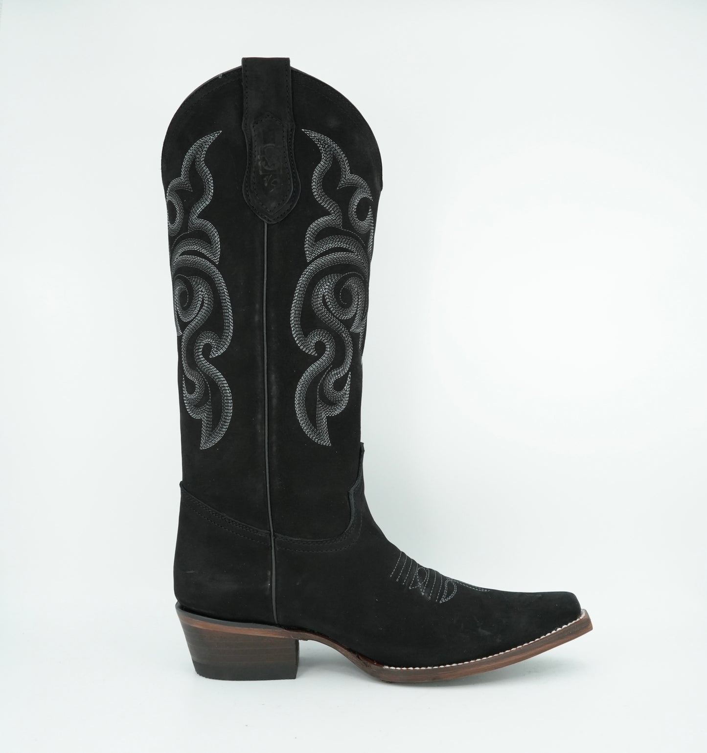 Vaquero Signature Women’s Black Nobuck Snip Toe Boot