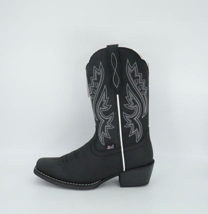 Justin Women's Dezi Medium Square Toe Boot - Black