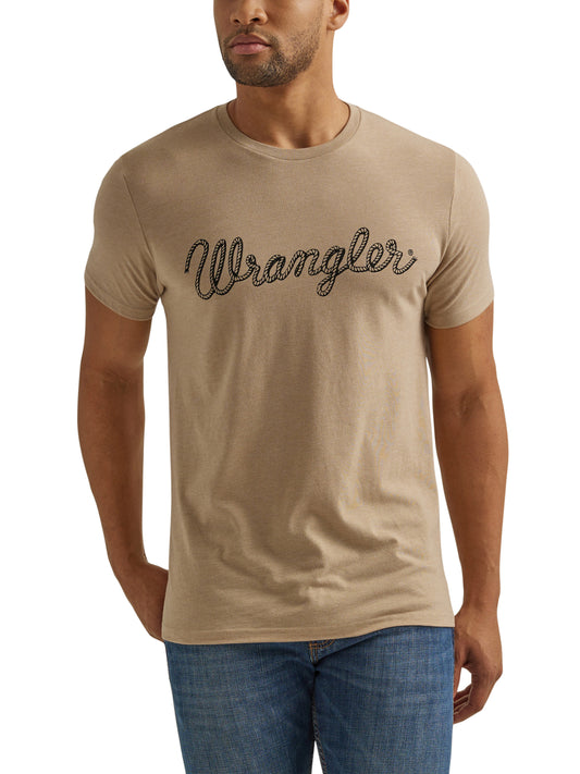Wrangler Men's Rope Logo Trenchcoat T-Shirt